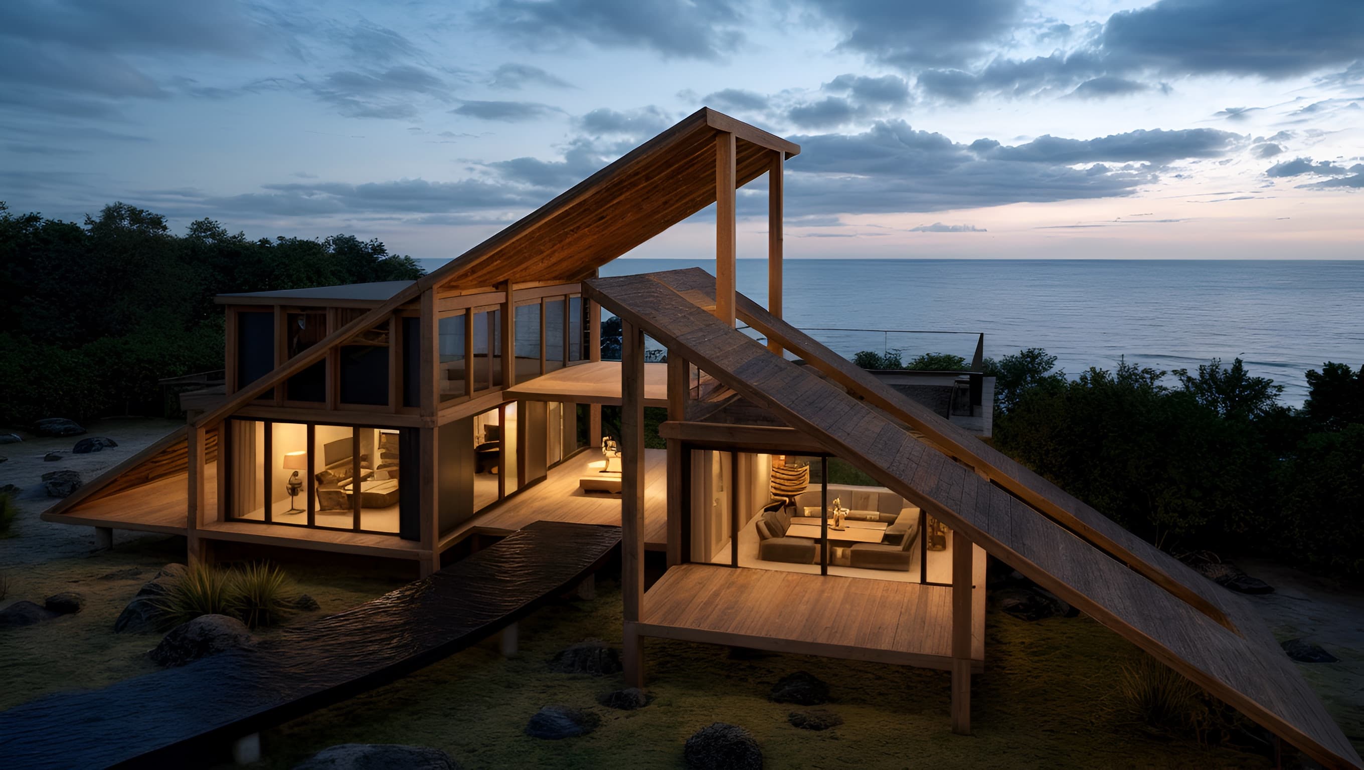 House in the island near the beach