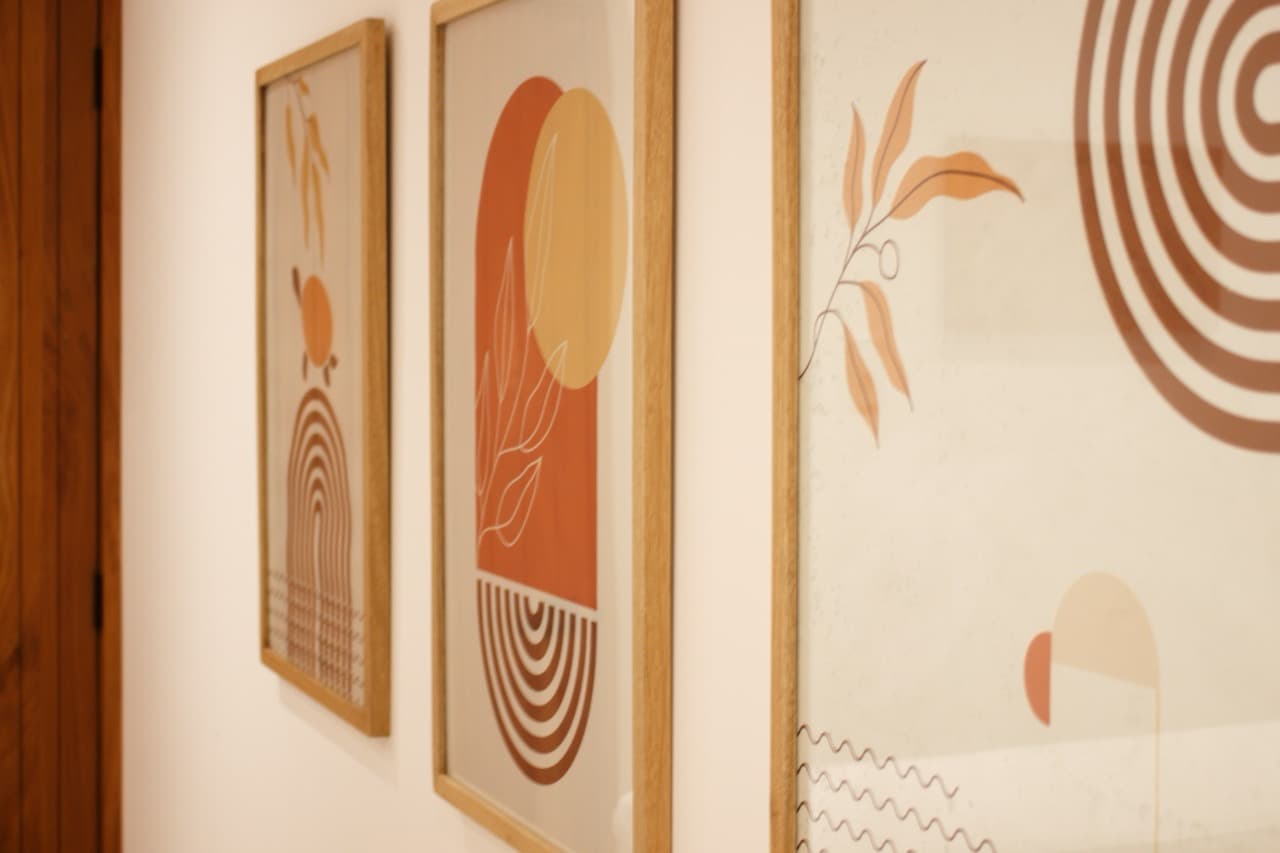 Fotografia, decoración relajante en la pared